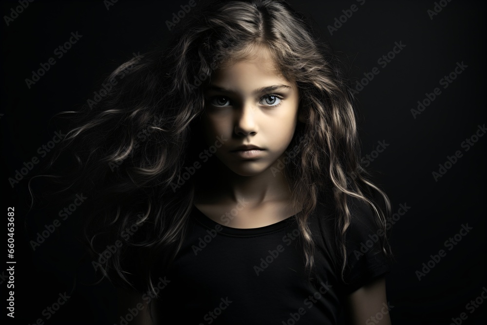 Fototapeta premium portrait of a girl kid