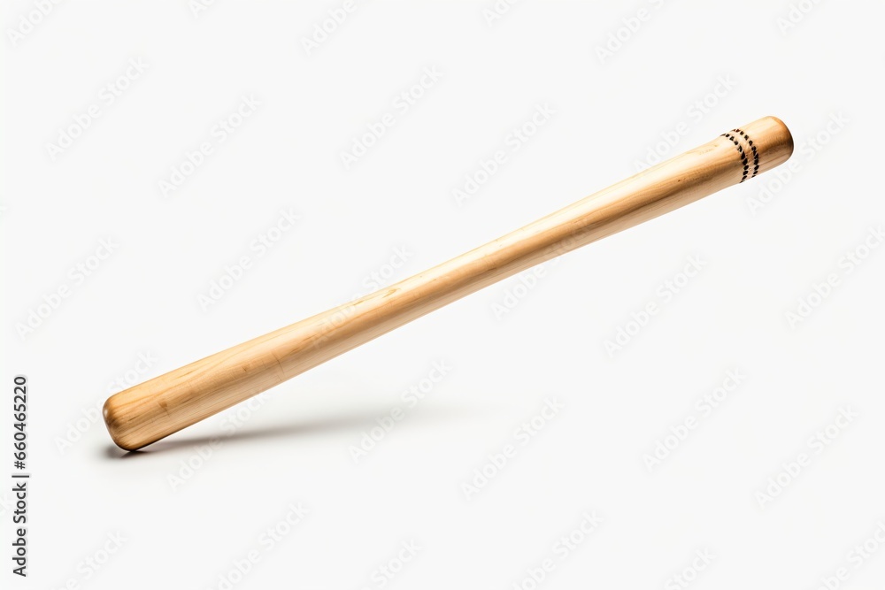 A baseball bat isolated on a white background A baseball bat isolated on a white background