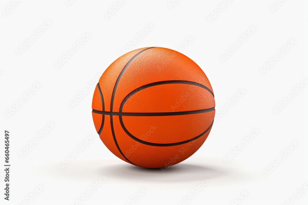 A basketball isolated on a white background