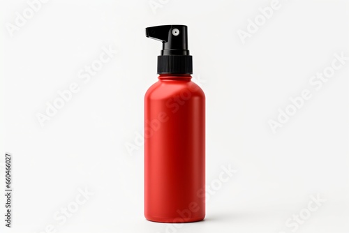 A spray bottle isolated on a white background