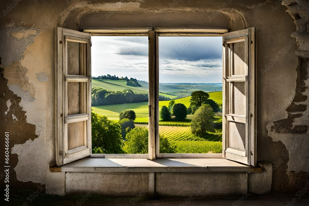 Fototapeta premium window with a view