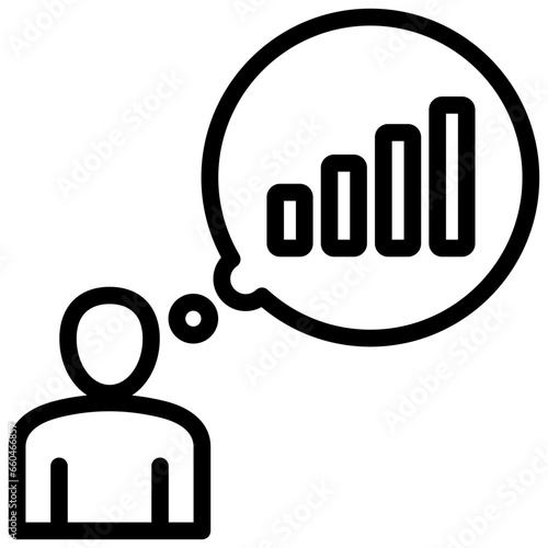 Expectation Outline Icon