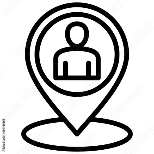 Placement Outline Icon