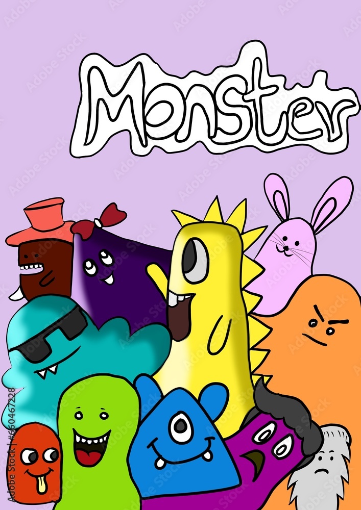 halloween monsters set halloween monsters set