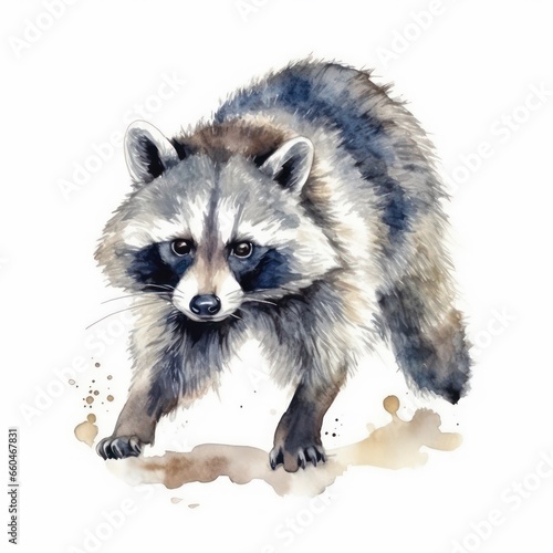 Raccoon illustration