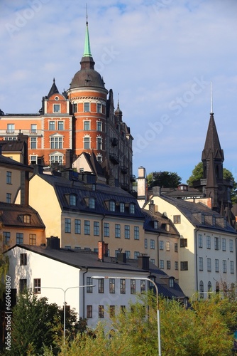 Canvas Print Sodermalm in Stockholm, Sweden