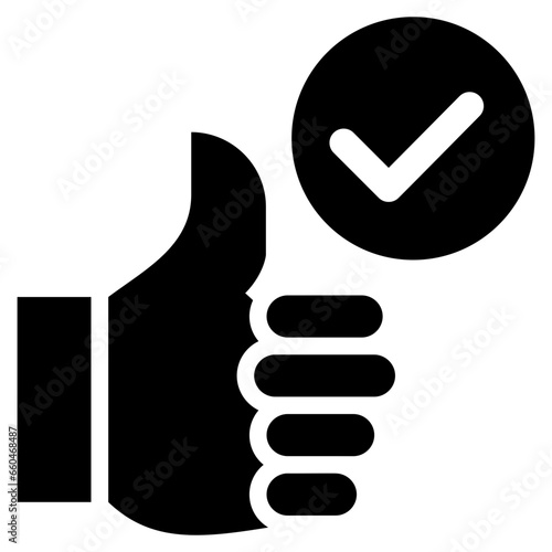 Acceptable Glyph Icon