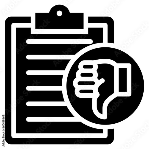 Adverse Glyph Icon