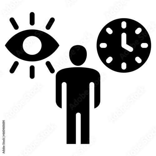 Anticipating Glyph Icon