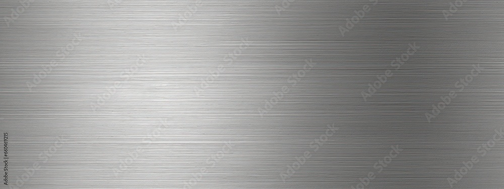 Seamless brushed metal plate background texture. Tileable industrial dull polished stainless steel, aluminum or nickel finish repeat pattern. High resolution silver grey rough metallic - obrazy, fototapety, plakaty 
