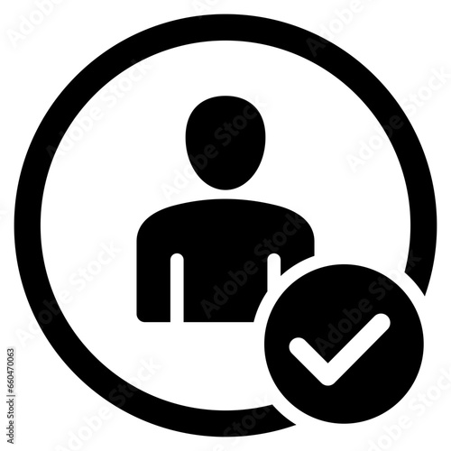 Profile Glyph Icon