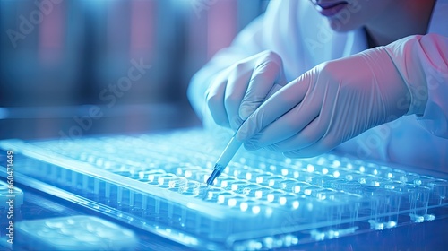 PCR processing of samples i...
