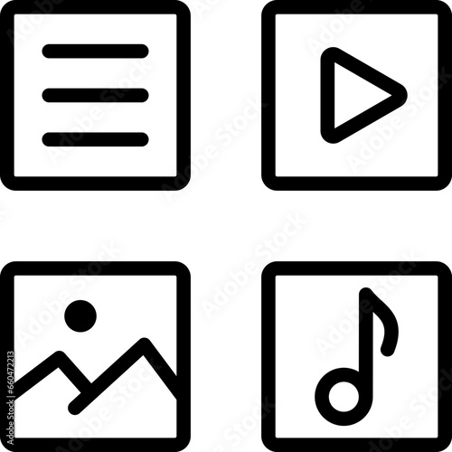 Content Outline Icon