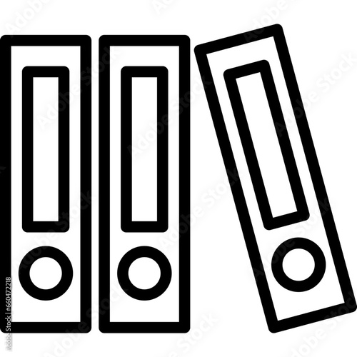 Library Outline Icon