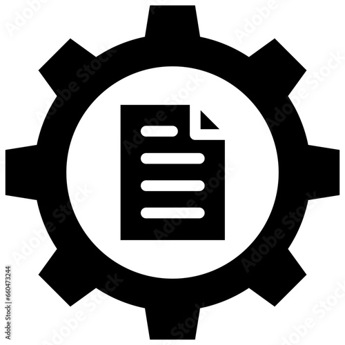 Content Management Glyph Icon