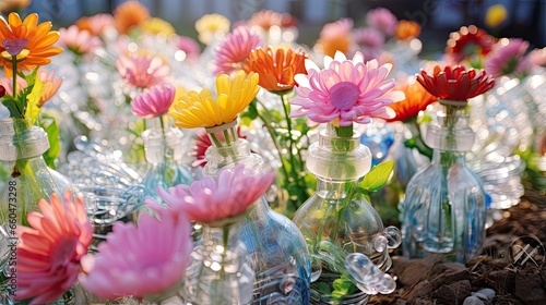 Recycled plastic bottle cre...