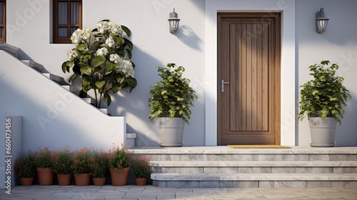 Modern house exterior with ...