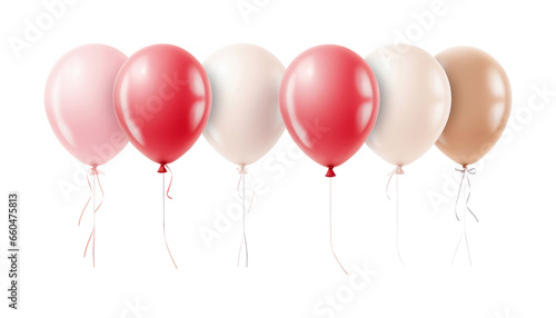 red and white isolated on transparent background cutout