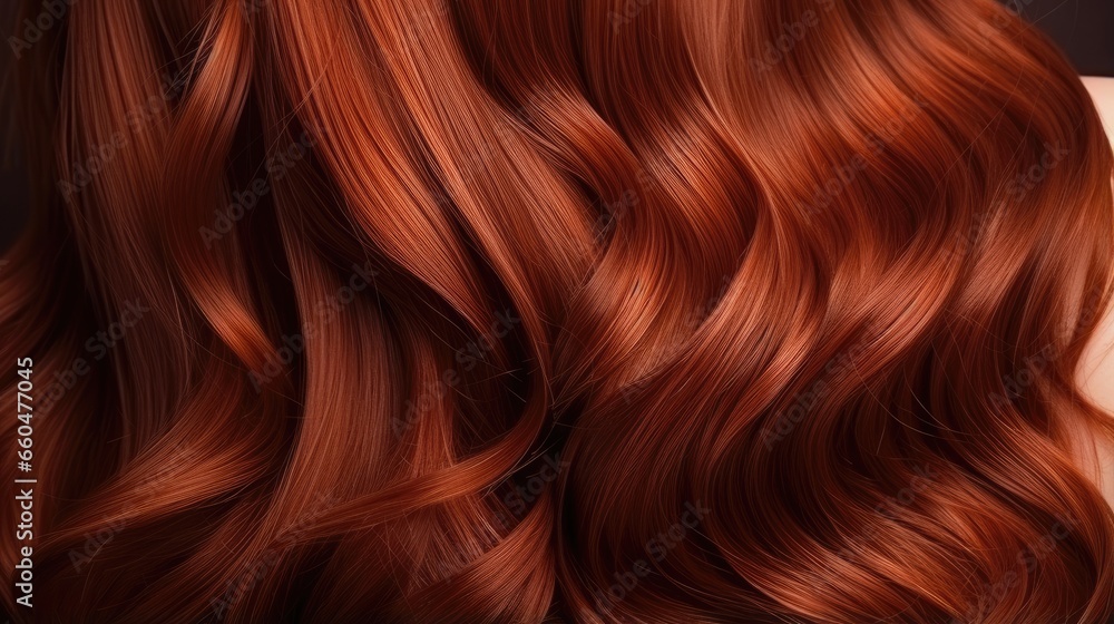 Women s long and beautifully styled wavy hair with bright coloring and extensions Women s long and beautifully styled wavy hair with bright coloring and extensions