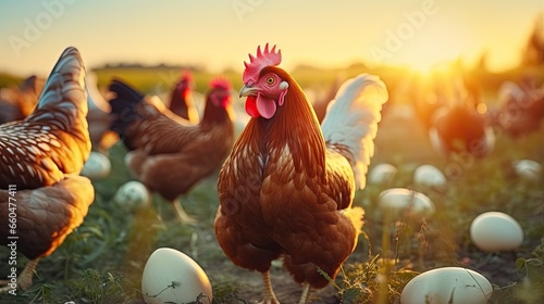 Organic farming with chicke...