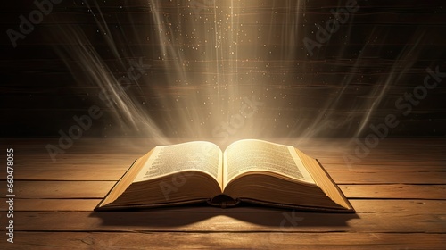 Vintage book with wooden co...