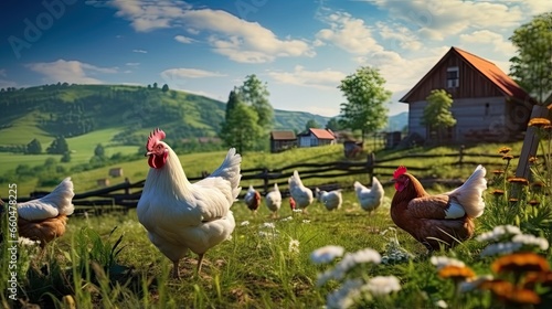 Organic farming with chicke...