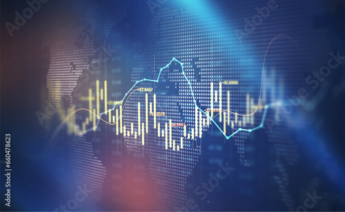 Analysis finance graph and market chart investment. Business development, financial plan and strategy. Stock market business and exchange financial growth graph.	