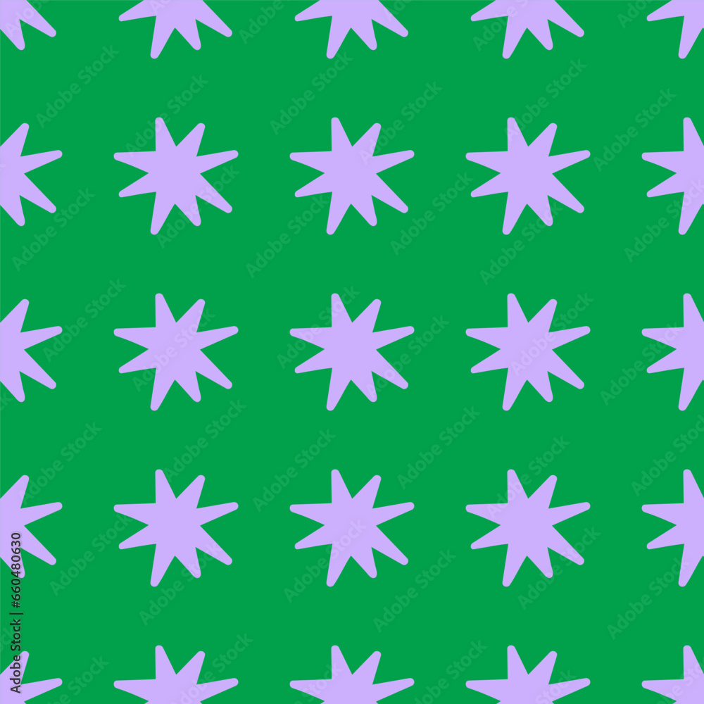 Abstract modern seamless pattern with star elements. Hand drawn vector illustration. Creative repeatable wallpaper background design Abstract modern seamless pattern with star elements. Hand drawn vector illustration. Creative repeatable wallpaper background design