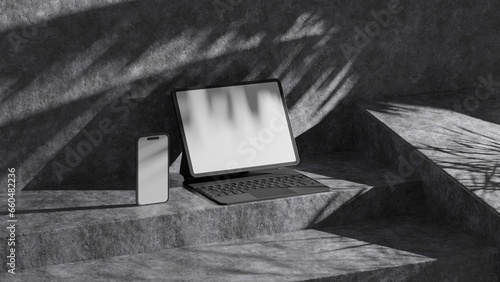 Tablet Pro 3D Render
