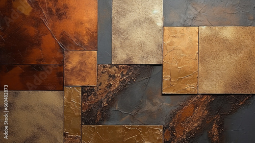 textura pedra ferro em tons terrosos, cobre e dourado