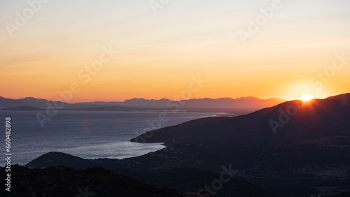 tramonto a Villasimius, Sardegna