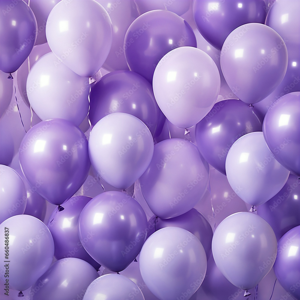 Vibrant Violet Inflatable Balloons Background Vibrant Violet Inflatable Balloons Background