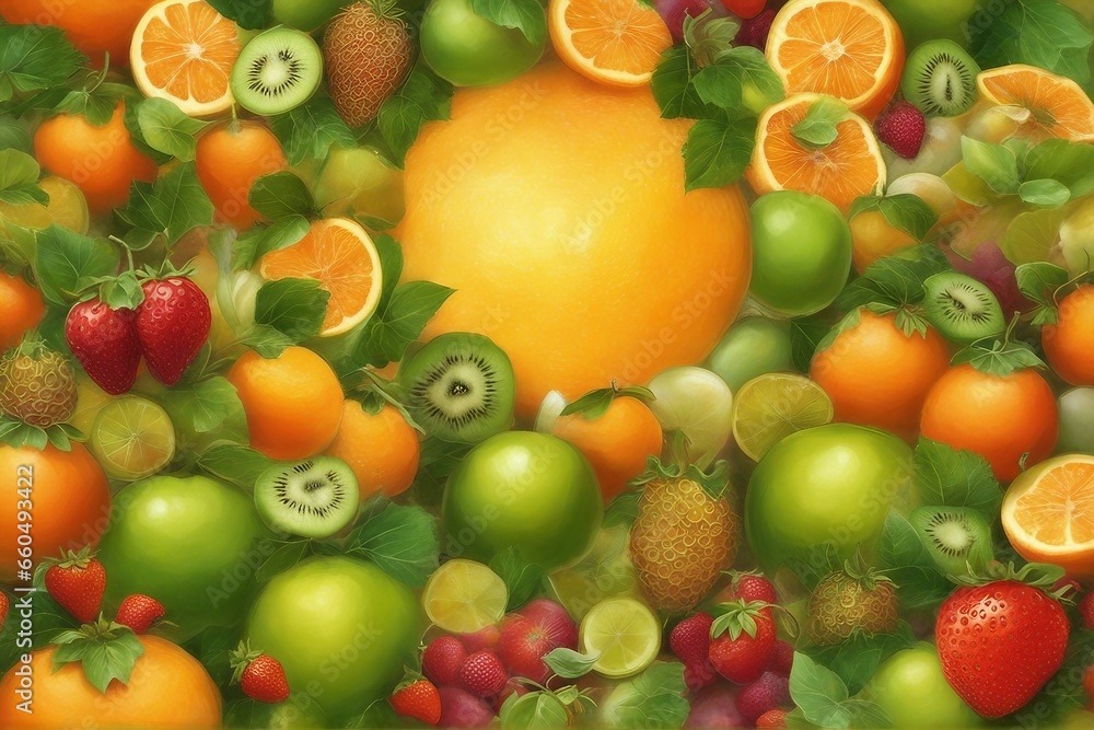 Vitamin C, kiwis, or strawberries, a pile of oranges, apples, and strawberries, amazing wallpaper Vitamin C, kiwis, or strawberries, a pile of oranges, apples, and strawberries, amazing wallpaper