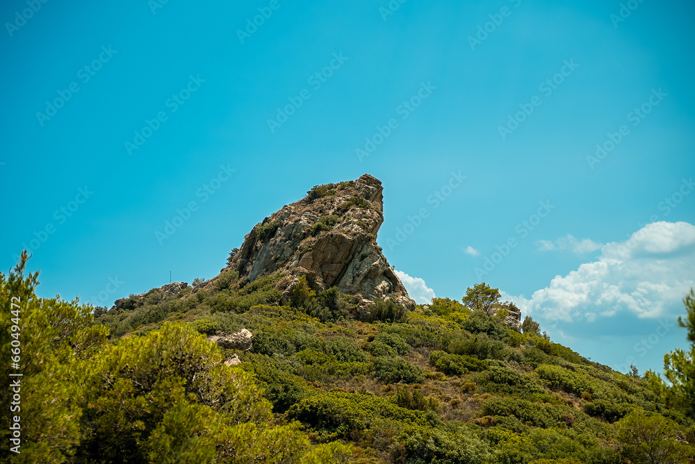A beautiful piece of rock in Greece. A beautiful piece of rock in Greece.