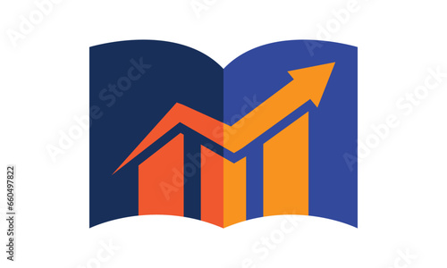 book with graphic for accounting	
