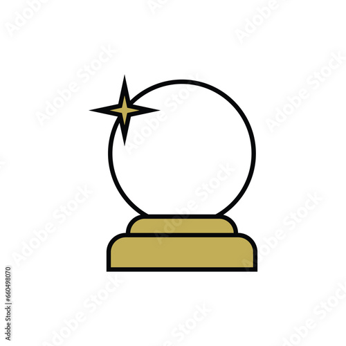 Magic Ball Icon Vector Design Template