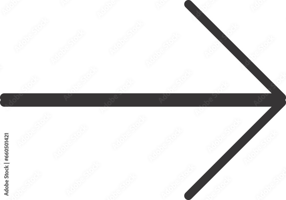 arrow sign outline flat vector arrow sign outline flat vector