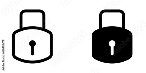 Illustration Vector graphic of padlock icon. Fit for key, safe, password, protection, secure, code etc.