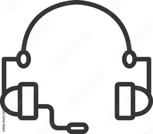 headphone and microphone sign