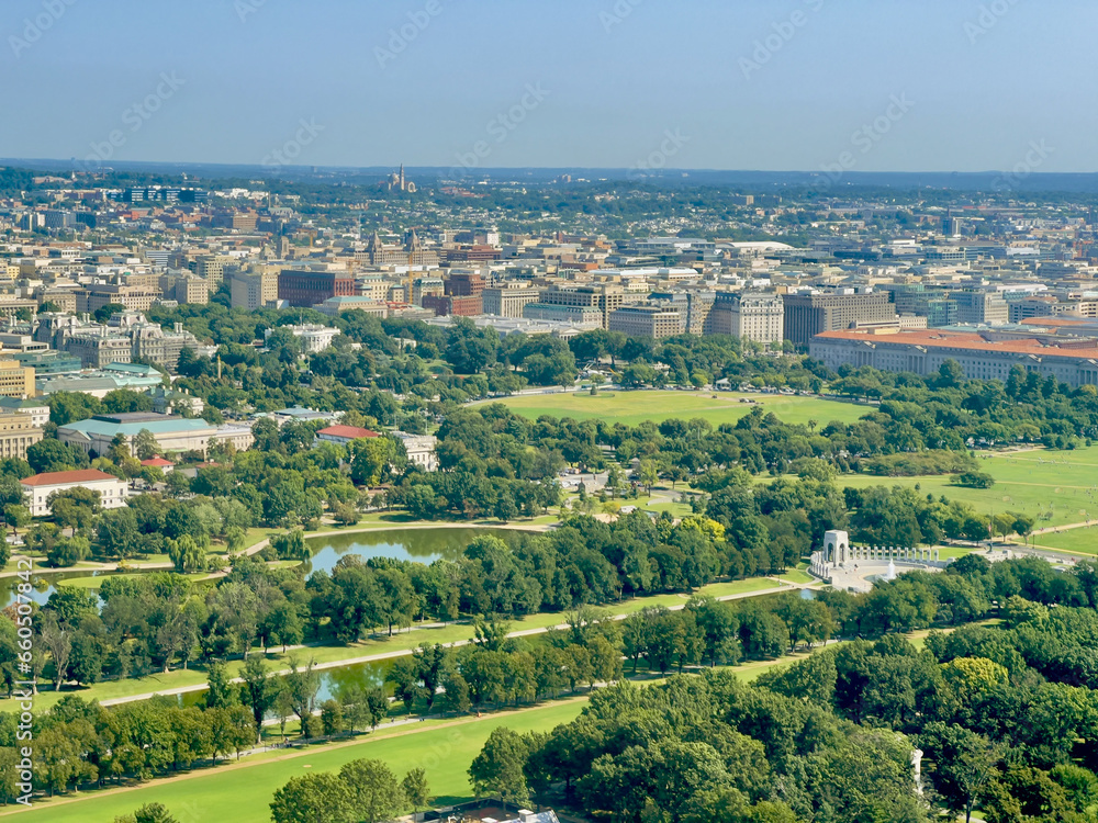 Air View / The Ellipse and White House.