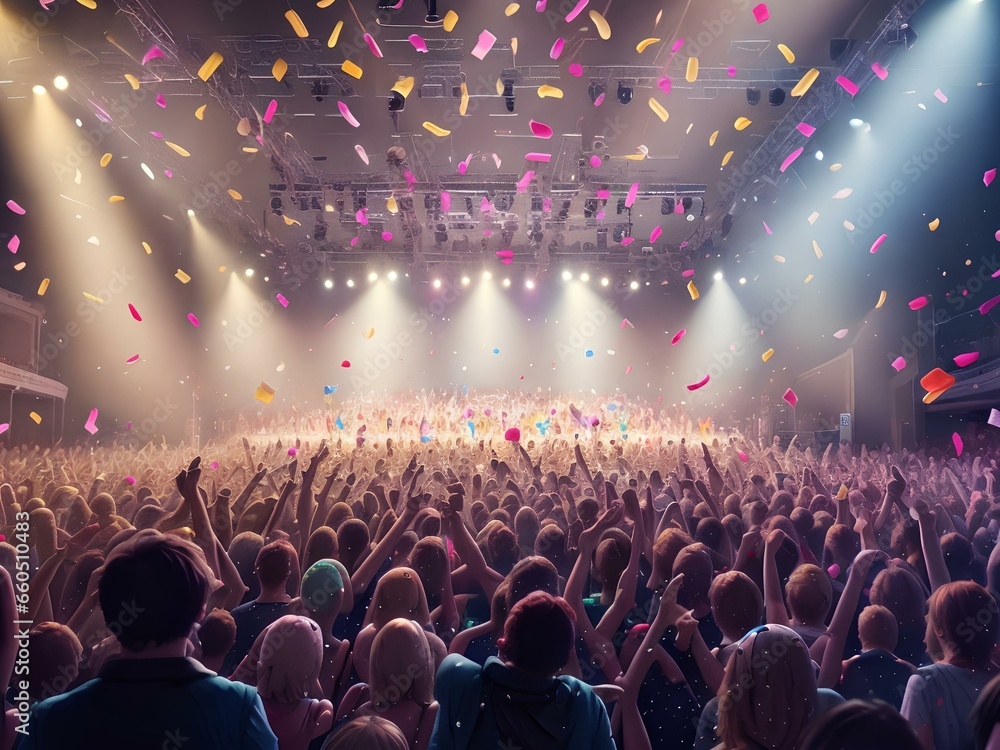 Obraz premium crowd at concert music