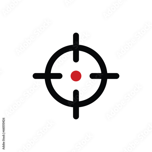 Target Icon Vector Design Template