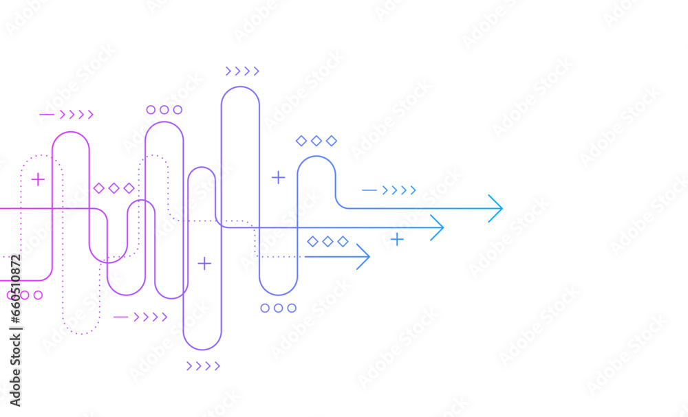 Abstract arrow direction. Technology background. High speed. Hi-tech