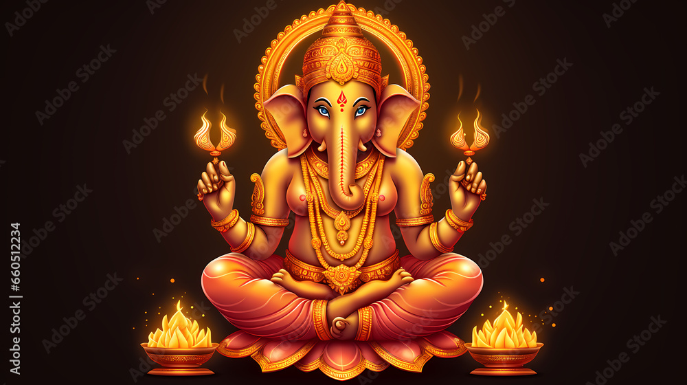 Ganesha! Template / Banner for your best design Ganesha! Template / Banner for your best design