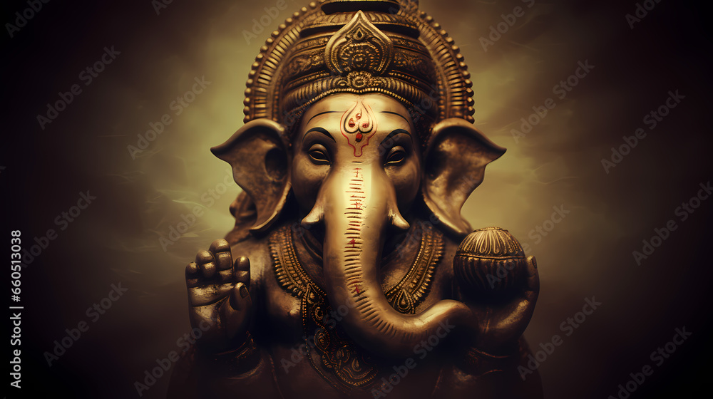 Obraz premium Ganesha! Template / Banner for your best design