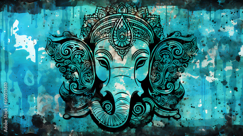 Ganesha! Template / Banner for your best design photo