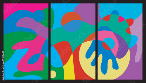 colorful abstract art for decoration