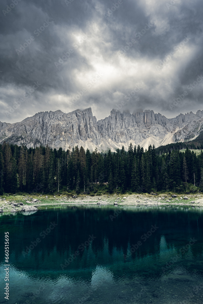 Lago di Carezza, Dolomites, Italy