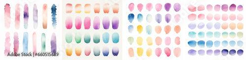 spot stain ink rainbow stroke gradient pastel dye splash creativity textured watercolor paint