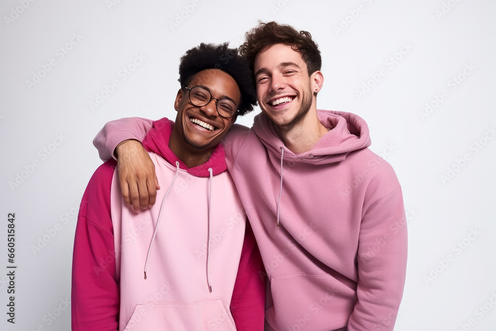 Two male individuals deeply in love Two male individuals deeply in love